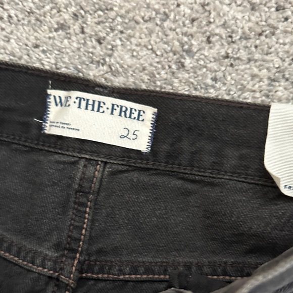 NWT We the Free by Free People Ripple Wide-Leg Crop Jeans ~ Fade to Black - Picture 10 of 13